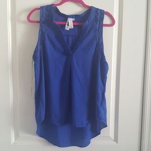 Royal blue blouse